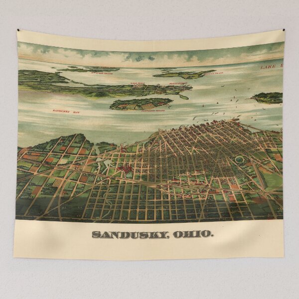 Item preview, Sandusky, Ohio (1898) designed and sold by allhistory.