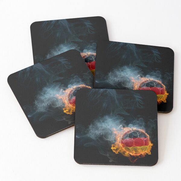 Item preview, Burning football Germany designed and sold by Wiesława Smolińska.