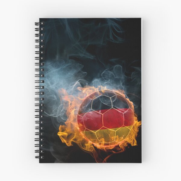 Item preview, Burning football Germany designed and sold by Wiesława Smolińska.