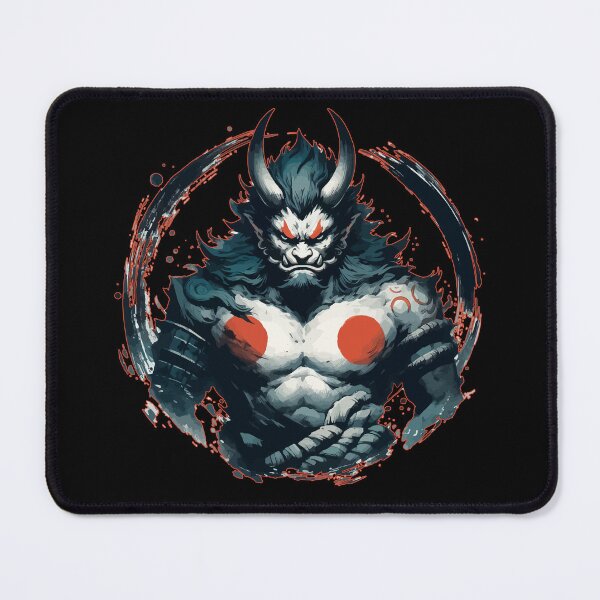 Item preview, Japanese Oni Demon Yokai Enso Circle Art designed and sold by TomFrontierArt.