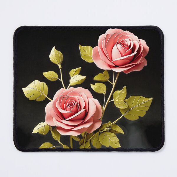 Item preview, Simple 3D Rose Flower Wall Decor designed and sold by Sadia  Jannat.
