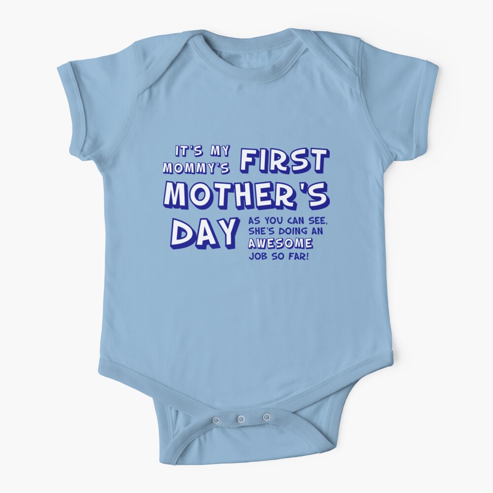 Mommy’s First Mother’s Day Baby One-Piece