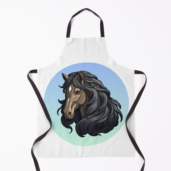 Item preview, Horses! AI image of a dignified horse with a touch of artistic embellishment. designed and sold by ArtOfEalaine.