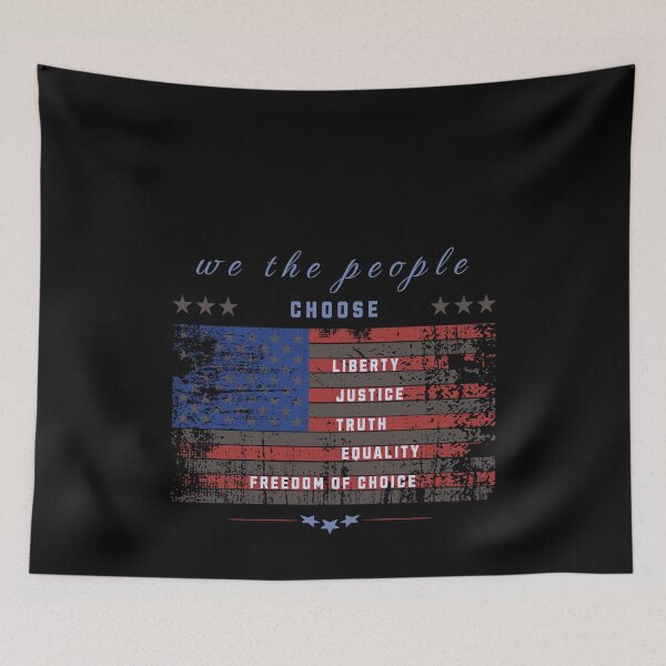 Item preview, Retro, patriotic we the people  flag design available on a large selection of gifts. designed and sold by MCanderart.