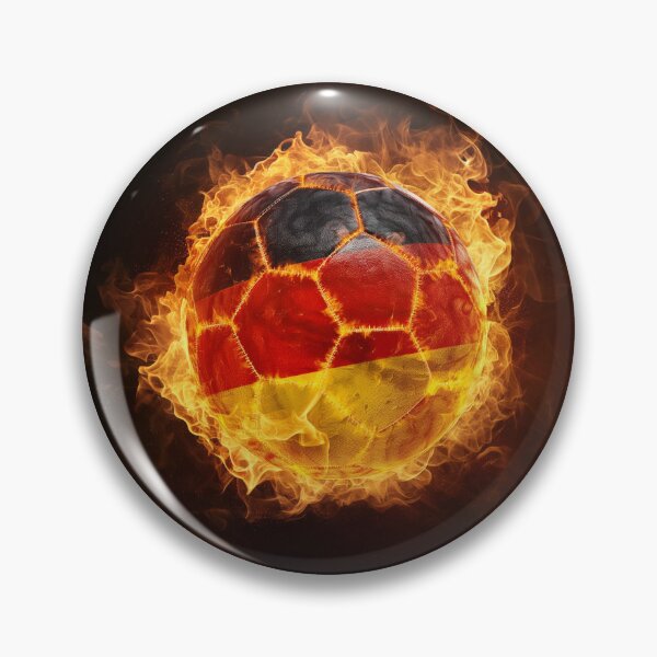 Item preview, Burning football Germany II designed and sold by Wiesława Smolińska.