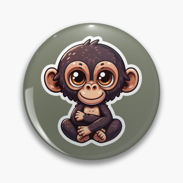 Item preview, Bonobo Sticker designed and sold by Magnuna.