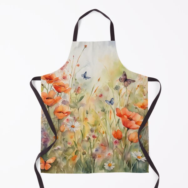 Item preview, Watercolor Wildflower Field, Gift for Nature Lover designed and sold by Lotta Wanderlove.