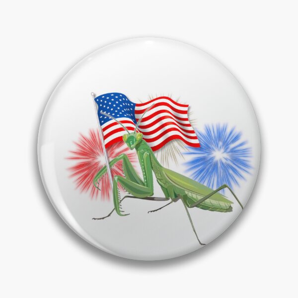 Item preview, Praying Mantis American Patriotic 4th of July designed and sold by nickp1480.