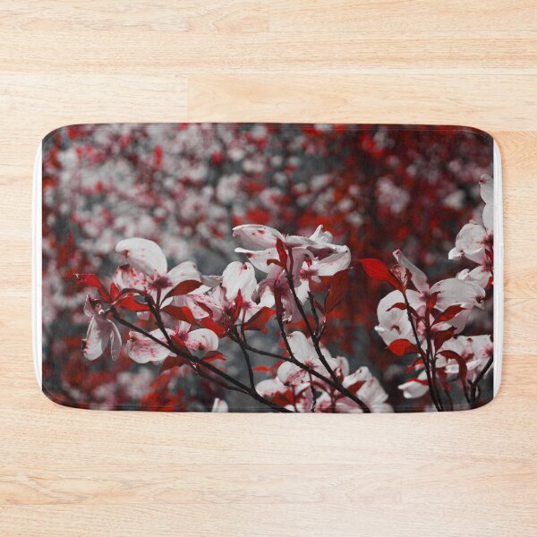 Item preview, White and Red Dogwood Flowers designed and sold by spicynoodleart.