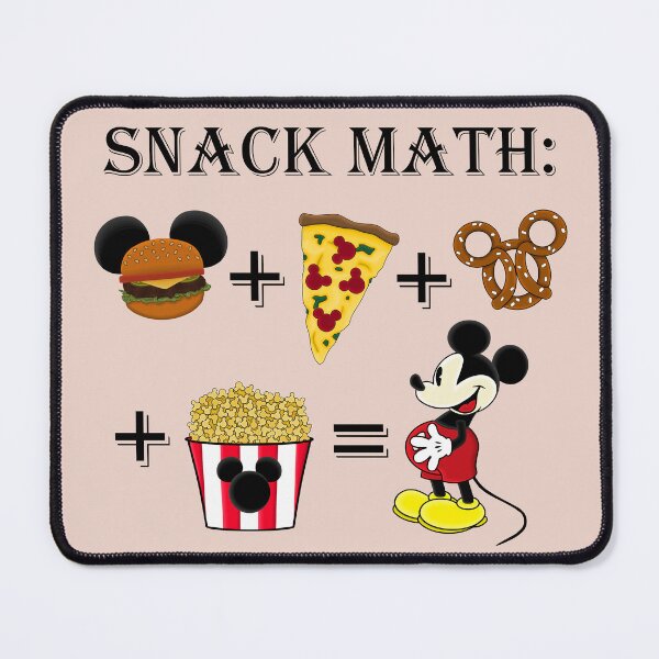 Item preview, Snack Math (Mickey's junk food) designed and sold by amygoodman.
