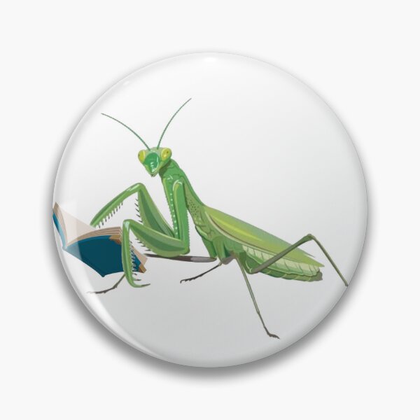 Item preview, Praying Mantis Book Reading Nerd designed and sold by nickp1480.