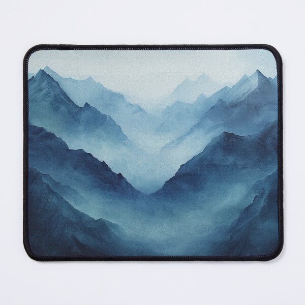 Item preview, Monochrome Watercolor Mountains designed and sold by BilgePaksoylu.