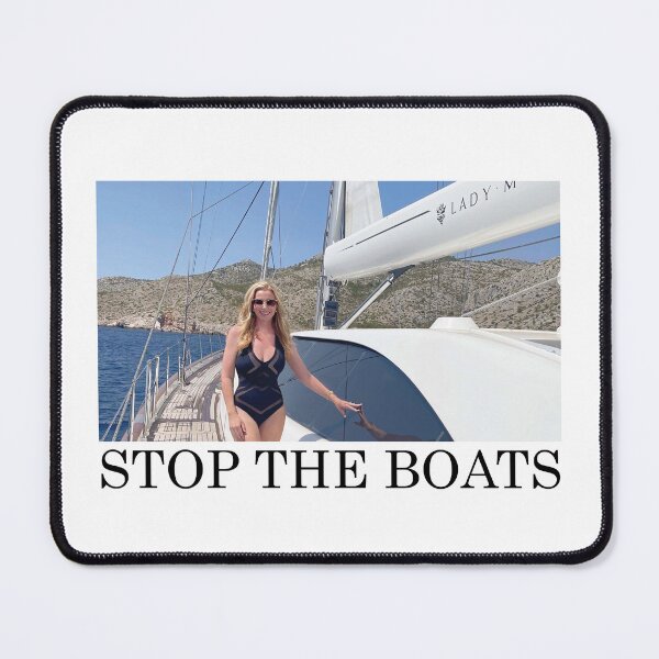 Item preview, Stop The Boats Tories Michelle Mone designed and sold by AntiToryTShirt.