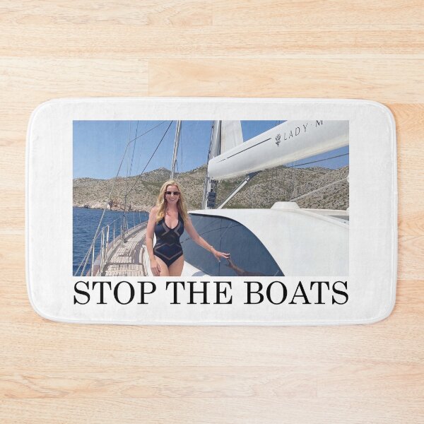 Item preview, Stop The Boats Tories Michelle Mone designed and sold by AntiToryTShirt.