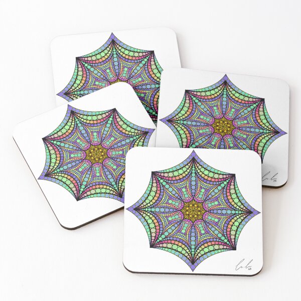 Item preview, Stained Glass Mandala designed and sold by CatIveyCreative.