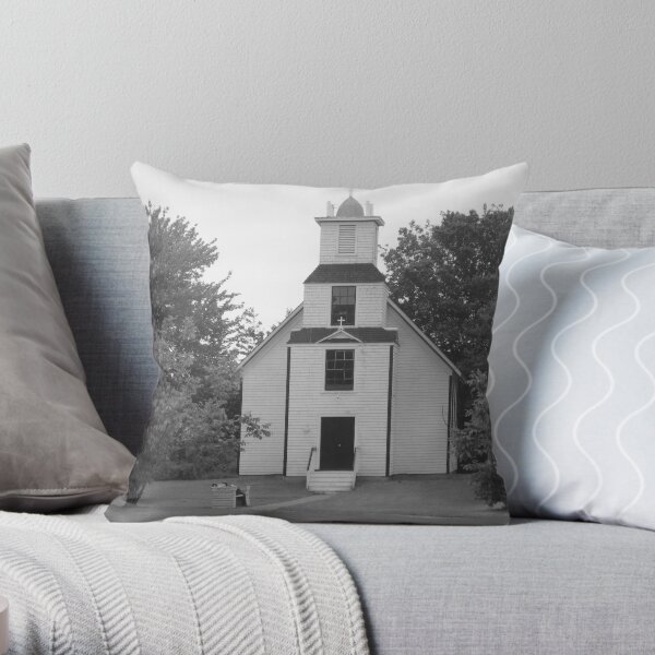 PEI Church Throw Pillow