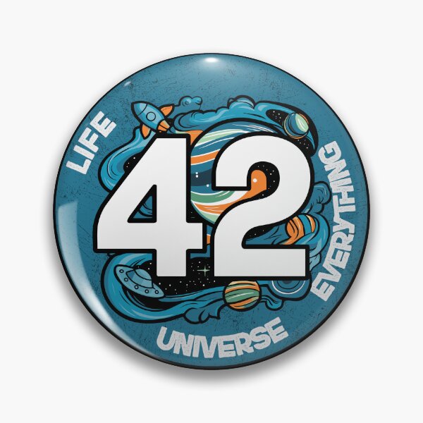 Item preview, Ultimate Hitchhiker's Guide Fan T-Shirt - 42, Life, Universe, Everything designed and sold by EMWebDesign.