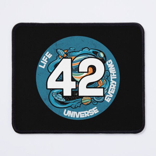 Item preview, Ultimate Hitchhiker's Guide Fan T-Shirt - 42, Life, Universe, Everything designed and sold by EMWebDesign.