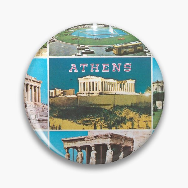 Item preview, Vintage Athens Postcard designed and sold by peskybeeee.
