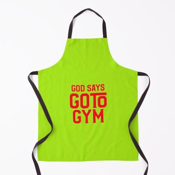 Item preview, God says goto gym designed and sold by Redlimetshirts.