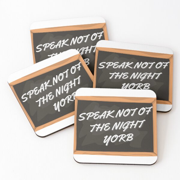 Item preview, SPEAK NOT OF THE NIGHT YORB designed and sold by StylesMingle.