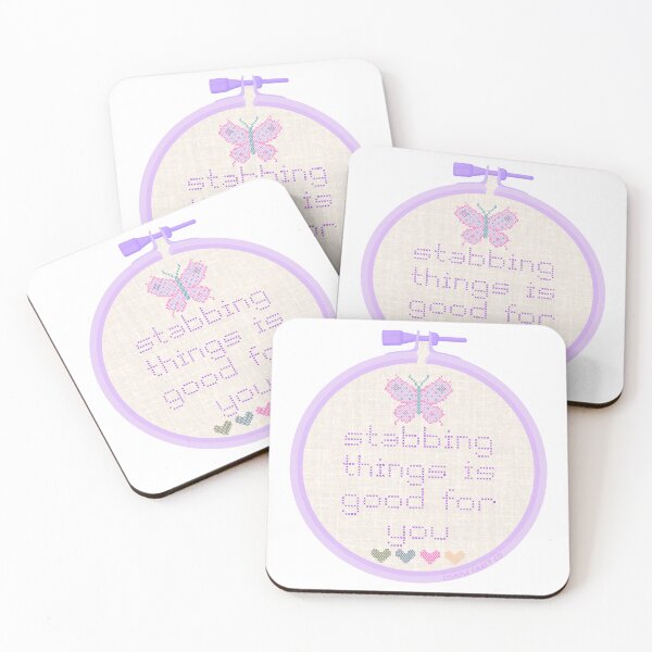 Item preview, Cross Stitch: Stabbing Things is Good for You designed and sold by CorrieJacobs.