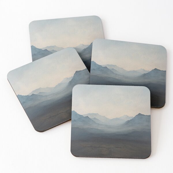 Item preview, Watercolour minimalist landscape designed and sold by BilgePaksoylu.