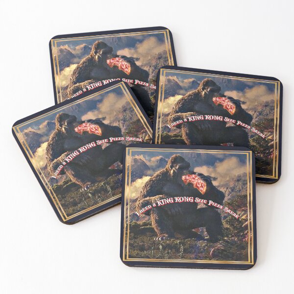 Item preview, KING KONG LOVE PIZZA designed and sold by THE AMERICAN TEEVANGELIST.