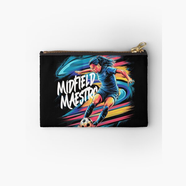 Item preview, Midfield Maestro T-Shirt: Female Footballer Graffiti Art Design designed and sold by BoughtTheTShirt.