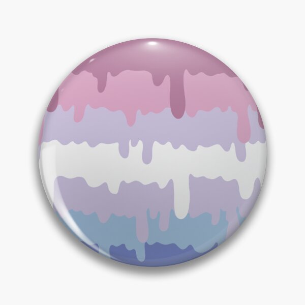 Item preview, Melting Bigender Flag designed and sold by A4R0NN.