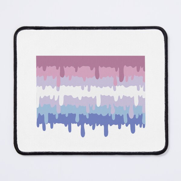 Item preview, Melting Bigender Flag designed and sold by A4R0NN.