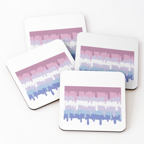 Item preview, Melting Bigender Flag designed and sold by A4R0NN.