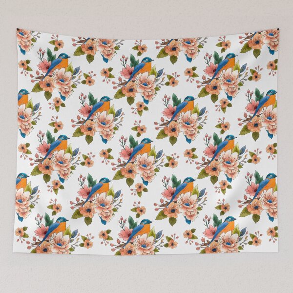 Item preview, Robin Pearched Among The Petals designed and sold by MMc Buck.