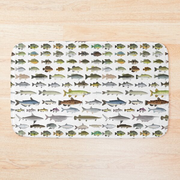 Item preview, North America Freshwater Fish Group designed and sold by fishfolkart.