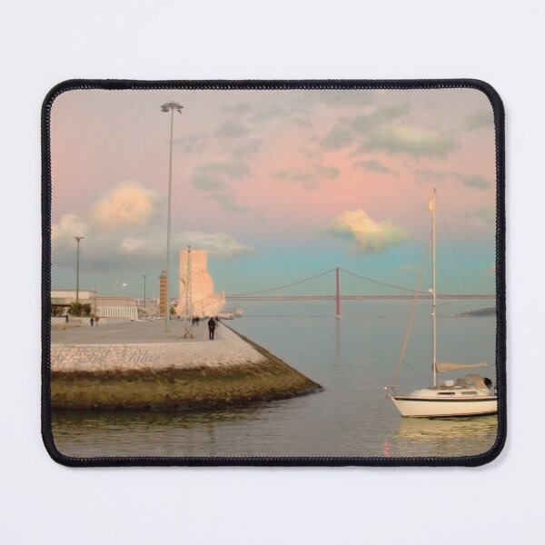 Item preview, yacht in Belém. Lisbon designed and sold by Tereza Pilar Art.