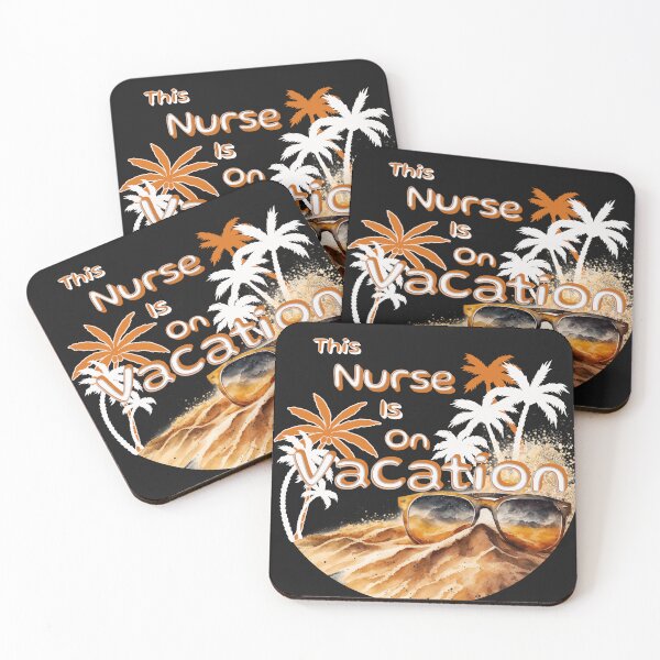 Item preview, This Nurse is on Vacation, is the Perfect Gift for Nurses Who Deserve a Break, Celebrating Their Dedication and Hard Work with a Touch of Relaxation and Joy. designed and sold by CastilloDesings.