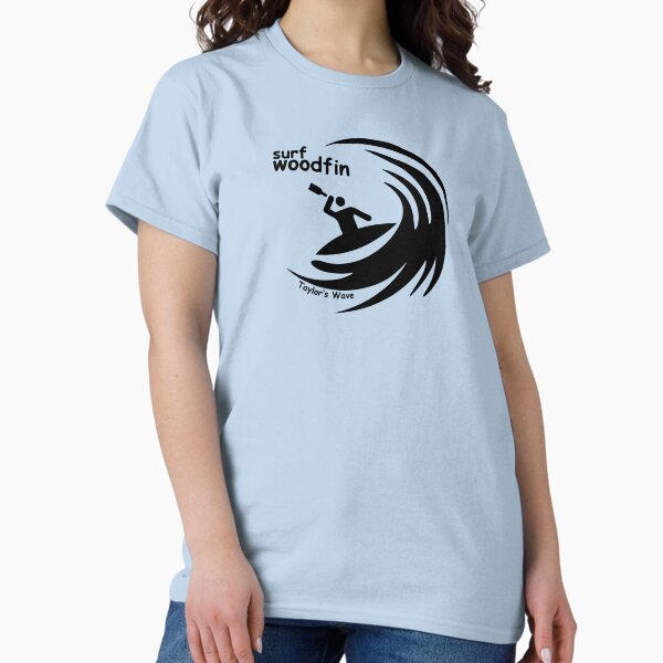 Surf Woodfin | Whitewater Wave Classic T-Shirt