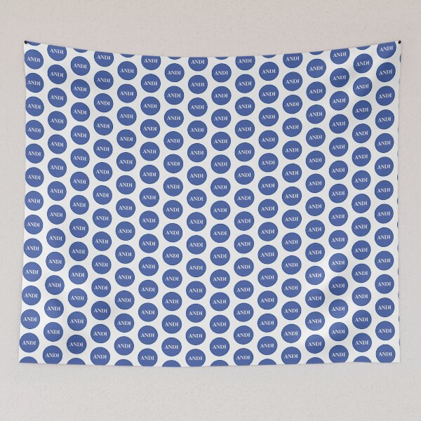 Item preview, Andi Name Blue designed and sold by Monika Howarth.