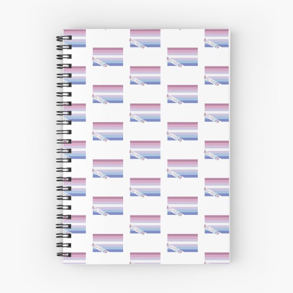 Item preview, Lettered Bigender Flag designed and sold by A4R0NN.