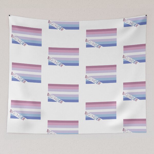 Item preview, Lettered Bigender Flag designed and sold by A4R0NN.