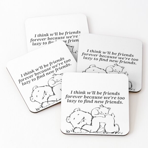 Item preview, Carebear - friends - 2024- friends forever quote  designed and sold by ShrutiCreates.