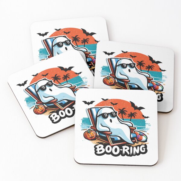 Item preview, Beach Halloween Vacation Boring Boo Parody Ghost Costume designed and sold by Syfcondesign.
