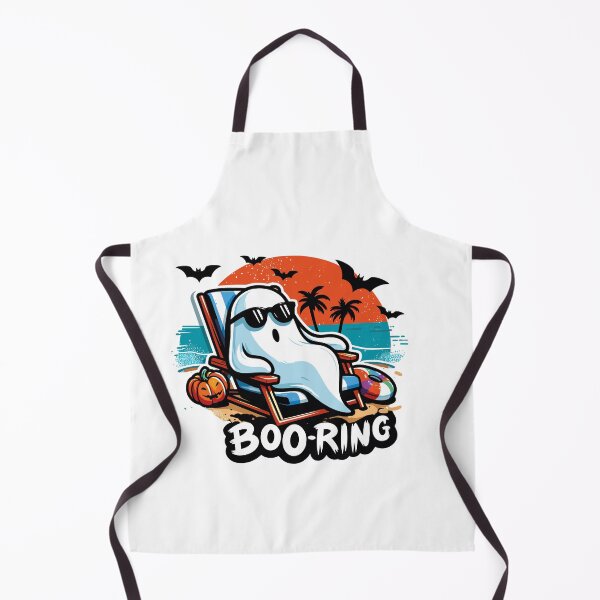 Item preview, Beach Halloween Vacation Boring Boo Parody Ghost Costume designed and sold by Syfcondesign.