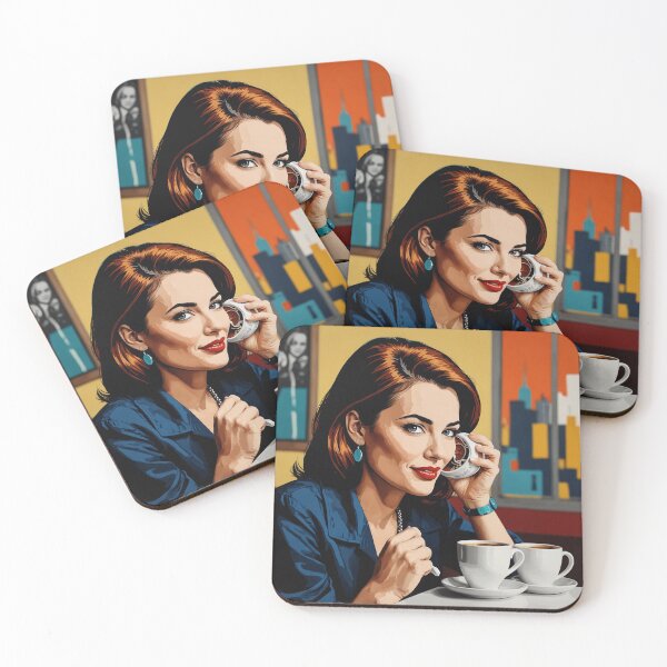 Item preview, Women Enjoying Coffee  designed and sold by Sadia  Jannat.