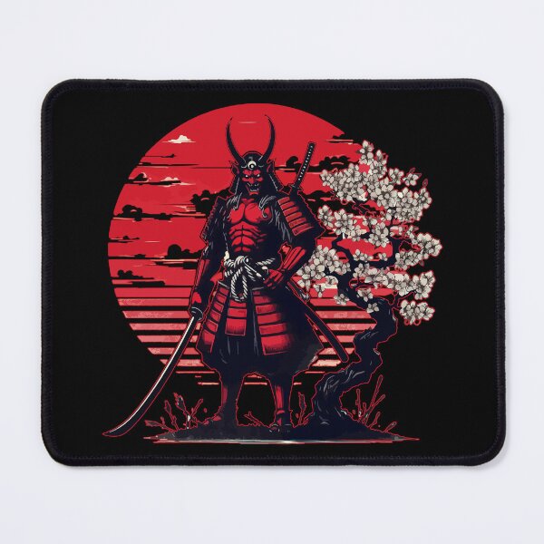 Item preview, Samurai Oni Yokai Demon Sumie designed and sold by TomFrontierArt.