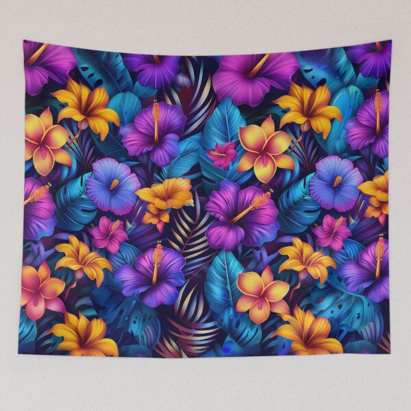 Item preview, Océano - Flower Fiesta AOP designed and sold by Oceano-Beach.