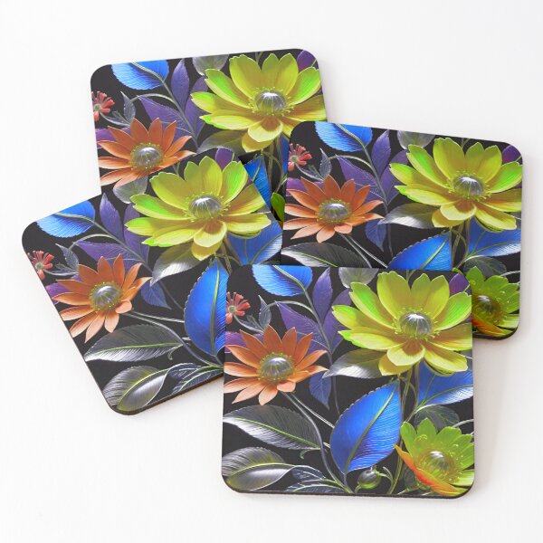 Item preview, Metallic Floral Splendor designed and sold by GrizzlyCollective.