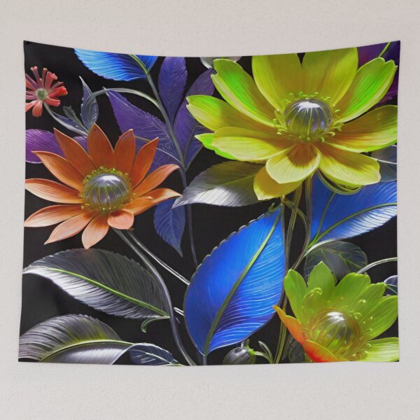 Item preview, Metallic Floral Splendor designed and sold by GrizzlyCollective.
