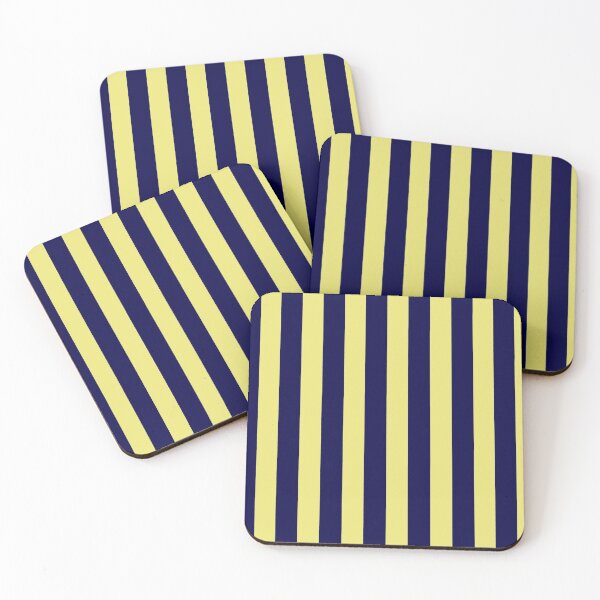 Item preview, Yellow and Navy Blue Stripes designed and sold by DanielleGensler.