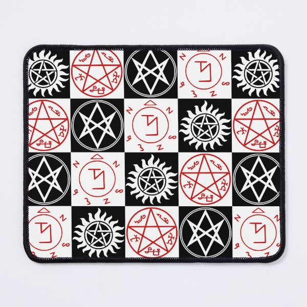 Item preview, Supernatural Symbols Repeating Pattern designed and sold by humnoo.